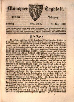 Münchener Tagblatt Sonntag 6. Mai 1838