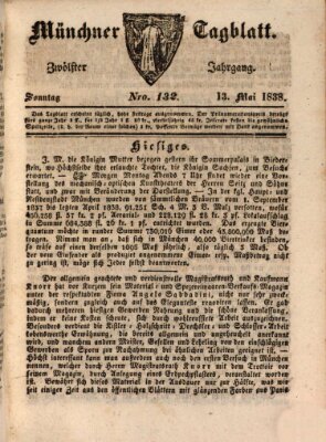 Münchener Tagblatt Sonntag 13. Mai 1838