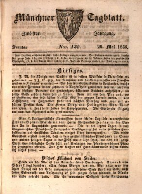 Münchener Tagblatt Sonntag 20. Mai 1838