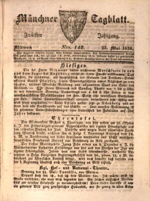 Münchener Tagblatt Mittwoch 23. Mai 1838