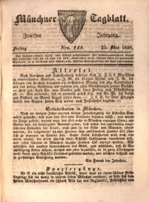 Münchener Tagblatt Freitag 25. Mai 1838