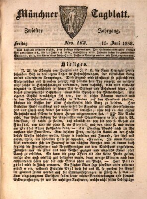 Münchener Tagblatt Freitag 15. Juni 1838