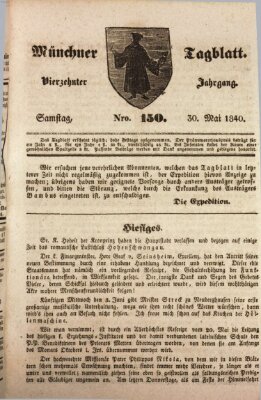 Münchener Tagblatt Samstag 30. Mai 1840