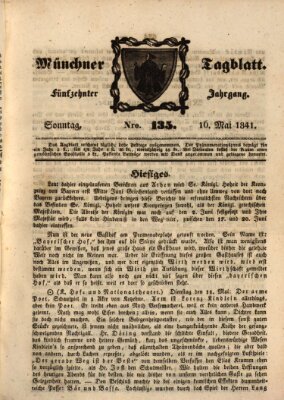 Münchener Tagblatt Sonntag 16. Mai 1841