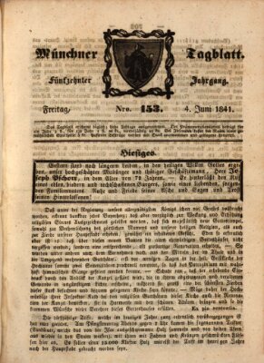 Münchener Tagblatt Freitag 4. Juni 1841