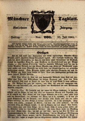 Münchener Tagblatt Freitag 23. Juli 1841