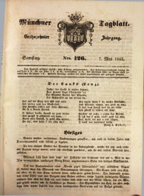 Münchener Tagblatt Samstag 7. Mai 1842