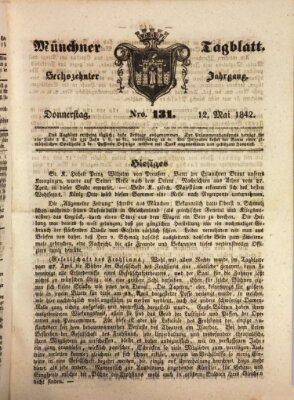 Münchener Tagblatt Donnerstag 12. Mai 1842