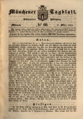 Münchener Tagblatt Mittwoch 6. März 1844