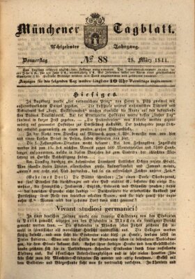 Münchener Tagblatt Donnerstag 28. März 1844