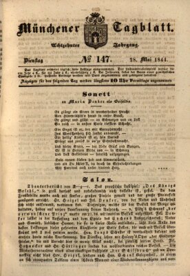 Münchener Tagblatt Dienstag 28. Mai 1844