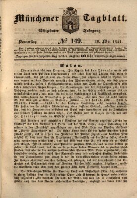 Münchener Tagblatt Donnerstag 30. Mai 1844