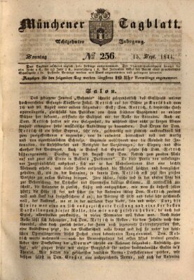 Münchener Tagblatt Sonntag 15. September 1844