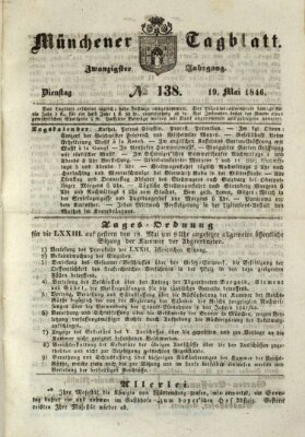 Münchener Tagblatt Dienstag 19. Mai 1846