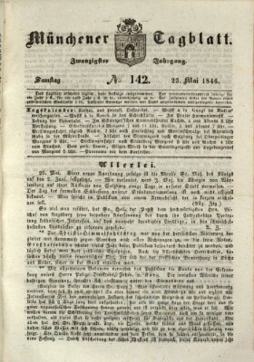 Münchener Tagblatt Samstag 23. Mai 1846