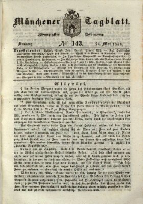 Münchener Tagblatt Sonntag 24. Mai 1846