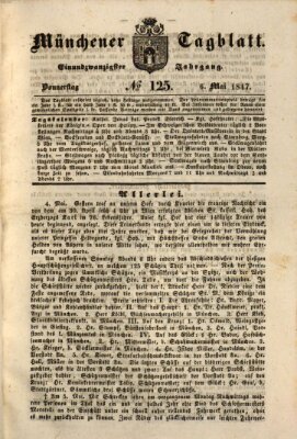 Münchener Tagblatt Donnerstag 6. Mai 1847