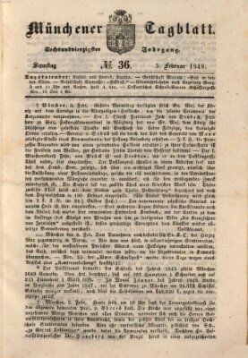 Münchener Tagblatt Samstag 5. Februar 1848