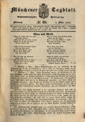 Münchener Tagblatt Mittwoch 8. März 1848