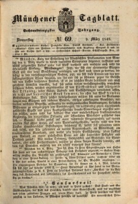 Münchener Tagblatt Donnerstag 9. März 1848