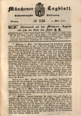 Münchener Tagblatt Dienstag 2. Mai 1848