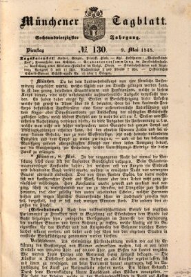 Münchener Tagblatt Dienstag 9. Mai 1848