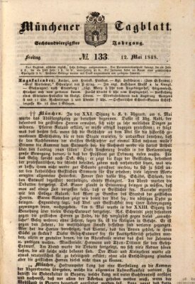 Münchener Tagblatt Freitag 12. Mai 1848