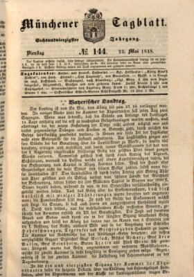 Münchener Tagblatt Dienstag 23. Mai 1848