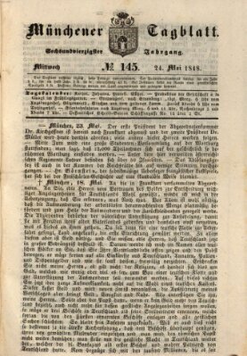 Münchener Tagblatt Mittwoch 24. Mai 1848