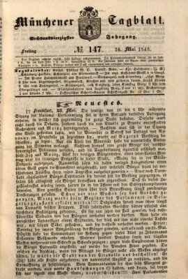 Münchener Tagblatt Freitag 26. Mai 1848