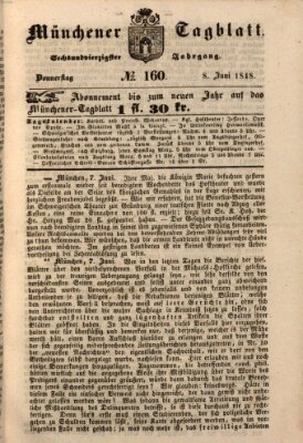 Münchener Tagblatt Donnerstag 8. Juni 1848