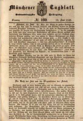 Münchener Tagblatt Sonntag 18. Juni 1848