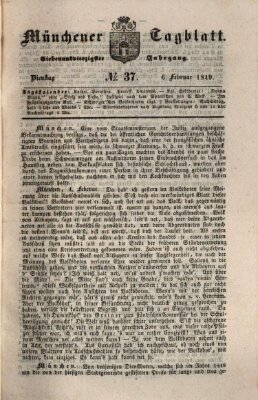 Münchener Tagblatt Dienstag 6. Februar 1849