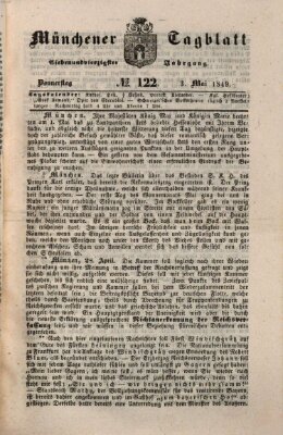 Münchener Tagblatt Donnerstag 3. Mai 1849