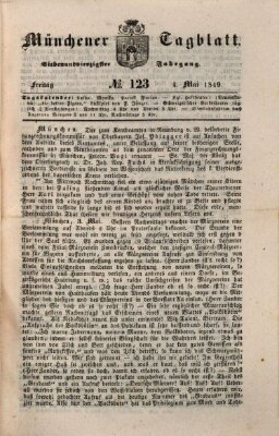 Münchener Tagblatt Freitag 4. Mai 1849