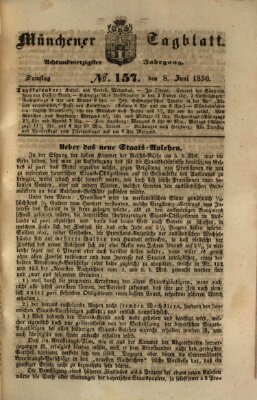 Münchener Tagblatt Samstag 8. Juni 1850