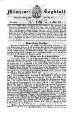 Münchener Tagblatt Dienstag 6. Mai 1851