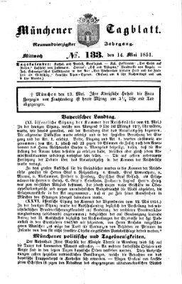 Münchener Tagblatt Mittwoch 14. Mai 1851