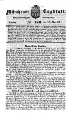 Münchener Tagblatt Samstag 24. Mai 1851