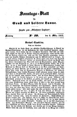 Münchener Tagblatt für Stadt und Land (Münchener Tagblatt) Sonntag 6. März 1853