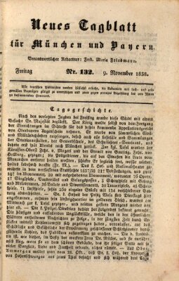 Neues Tagblatt für München und Bayern Freitag 9. November 1838