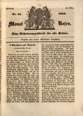 Neues Tagblatt für München und Bayern Mittwoch 20. März 1839