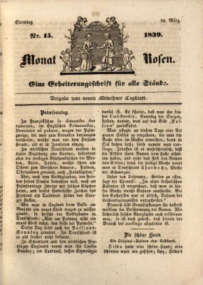 Neues Tagblatt für München und Bayern Sonntag 24. März 1839