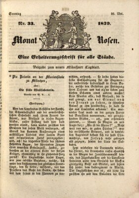 Neues Tagblatt für München und Bayern Sonntag 26. Mai 1839