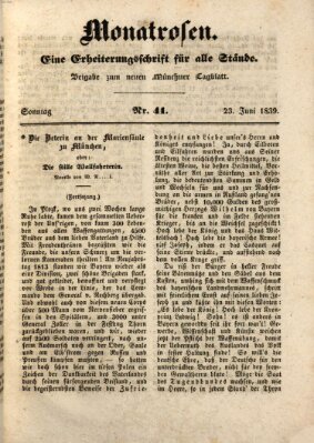 Neues Tagblatt für München und Bayern Sonntag 23. Juni 1839