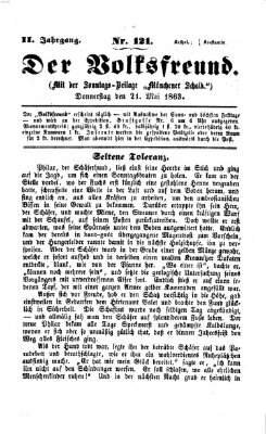 Der Volksfreund Donnerstag 21. Mai 1863