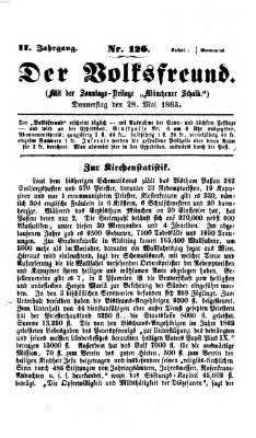 Der Volksfreund Donnerstag 28. Mai 1863