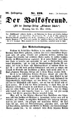 Der Volksfreund Sonntag 31. Mai 1863