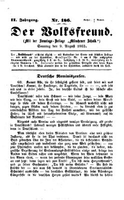 Der Volksfreund Sonntag 9. August 1863