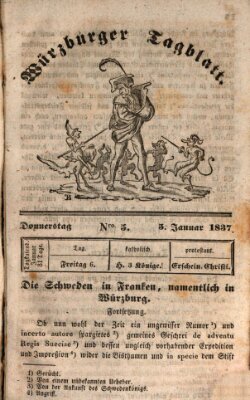 Würzburger Tagblatt Donnerstag 5. Januar 1837